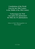 Constitutional Documents of Denmark, Norway and Sweden 1809?1849