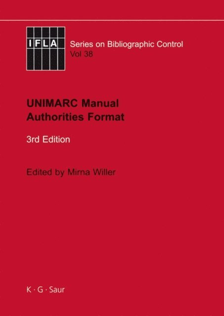 Mirna Willer - UNIMARC Manual, E-bok