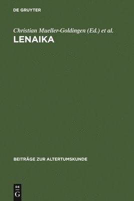 Christian Mueller-Goldingen, Kurt Sier - Lenaika, Inbunden