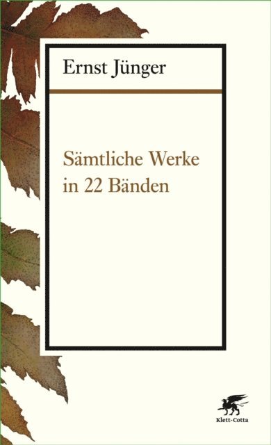 Ernst Junger - Sämtliche Werke in 22 Bänden, E-bok