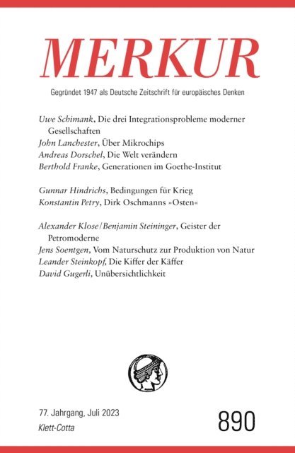 Ekkehard Knorer, Christian Demand - MERKUR  7/2023, E-bok