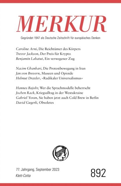 Ekkehard Knorer, Christian Demand - MERKUR  9/2023, E-bok