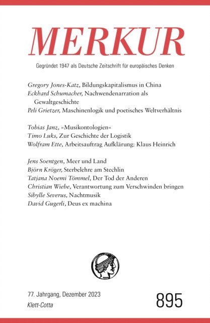 Ekkehard Knorer, Christian Demand - MERKUR  12/2023, E-bok