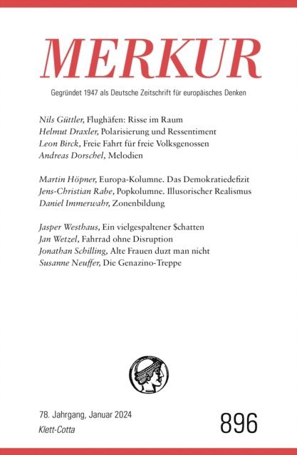 Ekkehard Knorer, Christian Demand - MERKUR 1/2024, Jg.78, E-bok