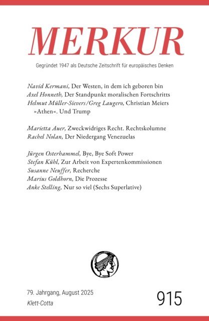 Ekkehard Knorer, Christian Demand - MERKUR 8/2025, Jg.79, E-bok