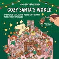 Mini-Sticker-Szenen - Cozy Santa's World I 3D-Sticker, Häftad