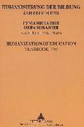 Humanisierung Der Bildung- Jahrbuch 1998