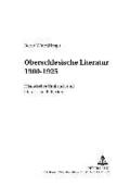 Oberschlesische Literatur 1900 - 1925