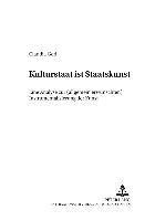 Claudia Gerl, Rudolf Burger, Udo Fedderies - Kulturstaat Ist Staatskunst, Häftad