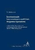 Internationale Interventionen Und Crisis Response Operations