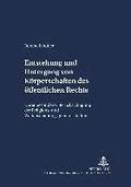 Entstehung Und Untergang Von Koerperschaften Des Oeffentlichen Rechts
