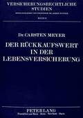 Der Rueckkaufswert in Der Lebensversicherung