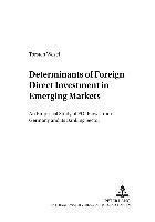 Determinants of Foreign Direct Investment in Emerging Markets: v. 5