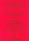 Es Daemmert Ein Neuer Glaube an Freiheit Und Ehre