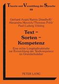 Text - Sorten - Kompetenz