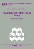 Fremdsprachenforschung heute