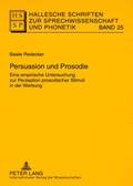 Persuasion Und Prosodie