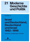 Israel Und Deutschland, Deutschland Und Israel 1982-1998