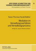 Mediation Im Verwaltungsverfahren Und Verwaltungsprozess