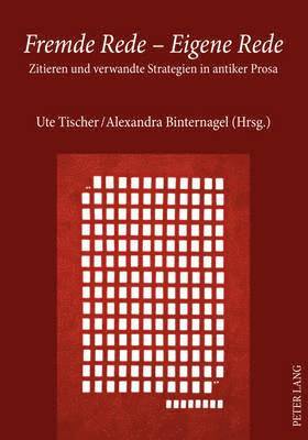 Ute Tischer, Alexandra Binternagel - Fremde Rede - Eigene Rede, Häftad