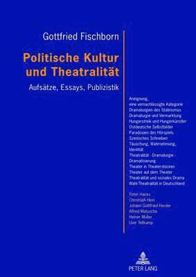 Politische Kultur Und Theatralitaet