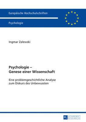 Ingmar Zalewski - Psychologie - Genese Einer Wissenschaft, Häftad