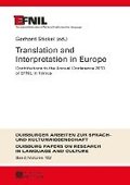 Translation and Interpretation in Europe