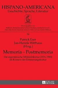 Memoria - Postmemoria