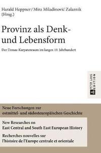 Provinz als Denk- und Lebensform