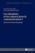 Les émotions et les valeurs dans la communication I