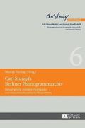 Carl Stumpfs Berliner Phonogrammarchiv