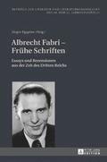 Albrecht Fabri - Fruehe Schriften