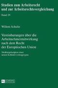 Vereinbarungen ueber die Arbeitnehmermitwirkung nach dem Recht der Europaeischen Union