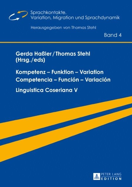Stehl Thomas Stehl, Hassler Gerda Hassler - Kompetenz – Funktion – Variation / Competencia – Función – Variación, E-bok