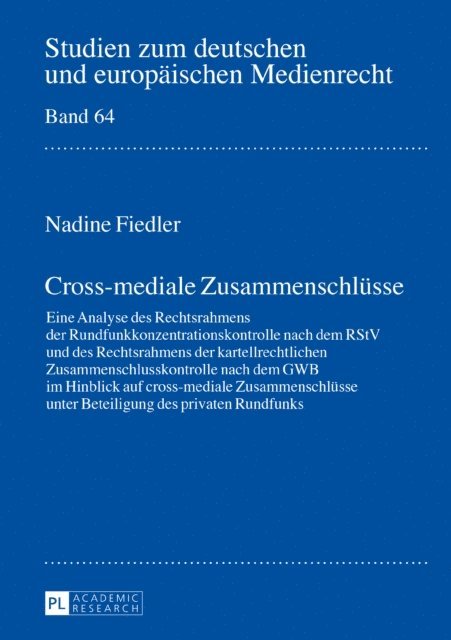 Fiedler Nadine Fiedler - Cross-mediale Zusammenschluesse, E-bok. Tillgänglighet: Lägg i varukorg