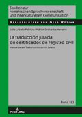 La traduccion jurada de certificados de registro civil