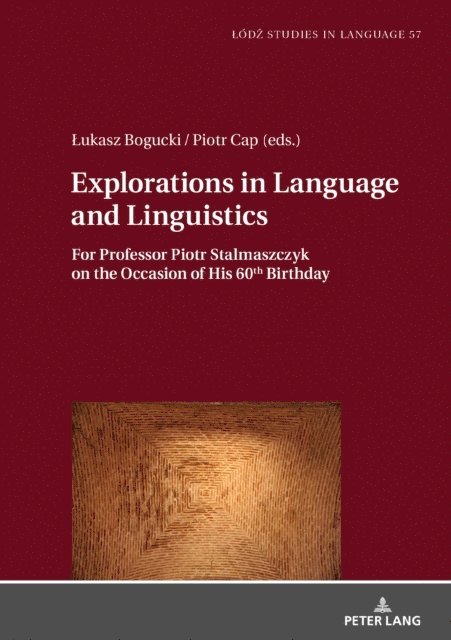 Cap Piotr Cap, Bogucki Lukasz Bogucki - Explorations in Language and Linguistics, E-bok
