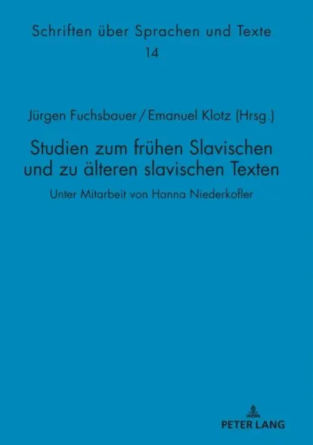 Klotz Emanuel Klotz, Fuchsbauer Jurgen Fuchsbauer - Studien zum fruehen Slavischen und zu aelteren slavischen Texten, E-bok. Tillgänglighet: Lägg i varukorg