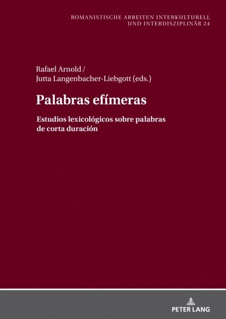 Langenbacher-Liebgott Jutta Langenbacher-Liebgott, Arnold Rafael Arnold - Palabras efímeras, E-bok