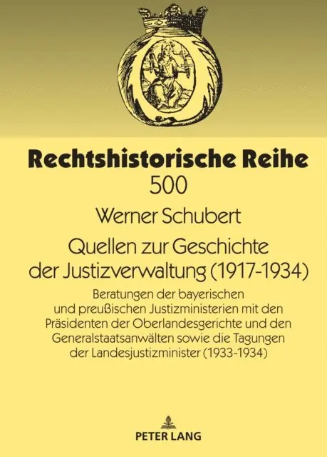 Schubert Werner Schubert - Quellen zur Geschichte der Justizverwaltung (1917-1934), E-bok. Tillgänglighet: Lägg i varukorg