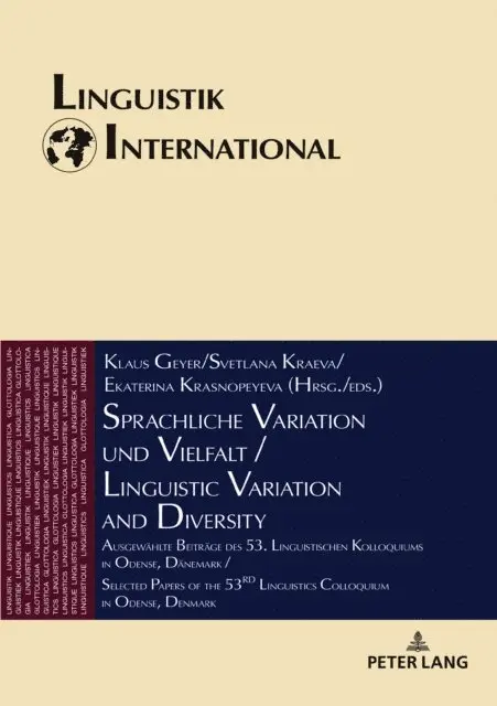 Krasnopeyeva Ekaterina Krasnopeyeva, Kraeva Svetlana Kraeva, Geyer Klaus Geyer - Sprachliche Variation und Vielfalt / Linguistic Variation and Diversity, E-bok. Tillgänglighet: Lägg i varukorg
