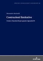 Alessandro Buttinelli - Costruzioni limitative, Inbunden