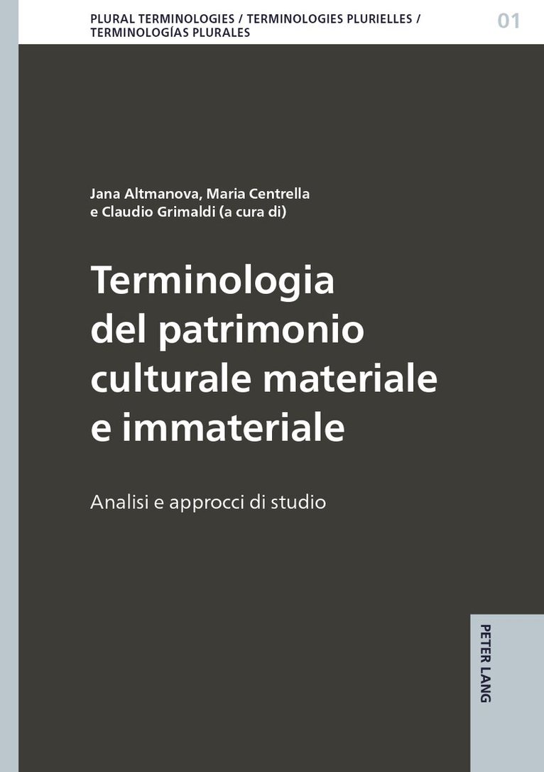 Jana Altmanova, Maria Centrella, Claudio Grimaldi - Terminologia del patrimonio culturale materiale e immateriale, Inbunden. Tillgänglighet: Lägg i varukorg
