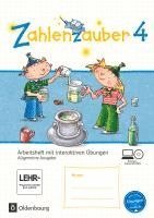Zahlenzauber  4. Schuljahr - Allgemeine Ausgabe - Arbeitsheft mit interaktiven Übungen auf scook.de