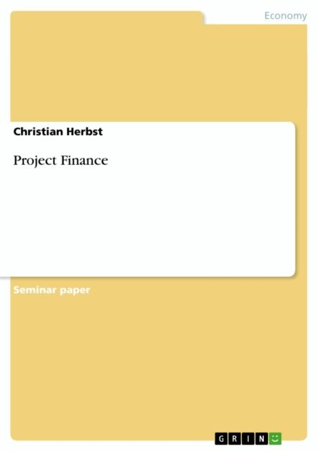 Christian Herbst - Project Finance, E-bok