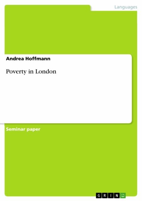 Andrea Hoffmann - Poverty in London, E-bok