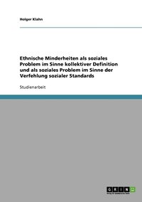 Ethnische Minderheiten als soziales Problem im Sinne kollektiver Definition und als soziales Problem im Sinne der Verfehlung sozialer Standards