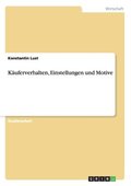 K�uferverhalten, Einstellungen und Motive