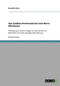 Goldene Perlenmaterial nach Maria Montessori