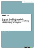Operante Konditionierung in der Verhaltenstherapie. Positive Verst�rkung und Bestrafung im Vergleich